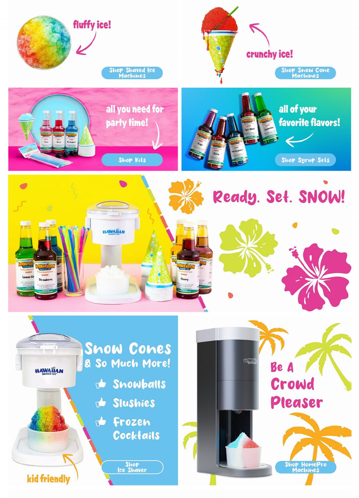 Amazon Storefront for Hawaiian Shaved Ice