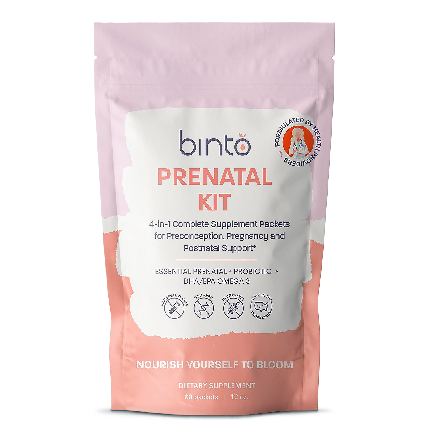 Amazon e-commerce product listing image for prenatal kit